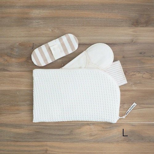 ワッフルポーチ【Ｌ/キナリ】