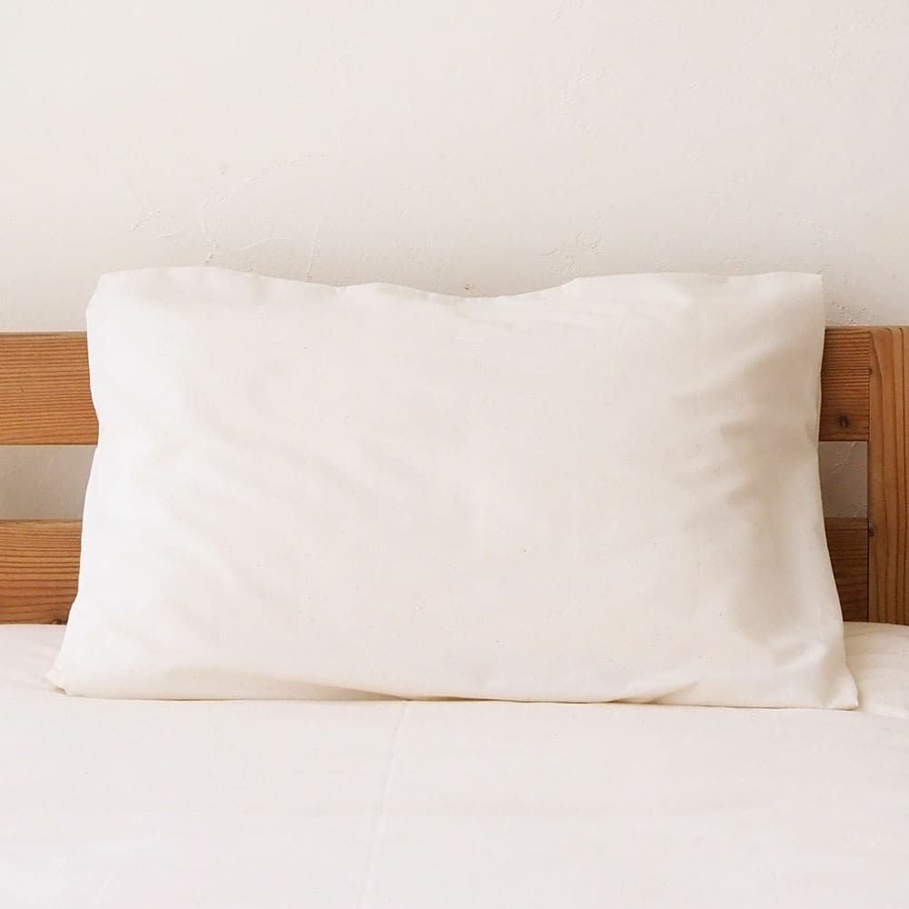 平織り　ピローケース　メイドインアース　オーガニックコットン