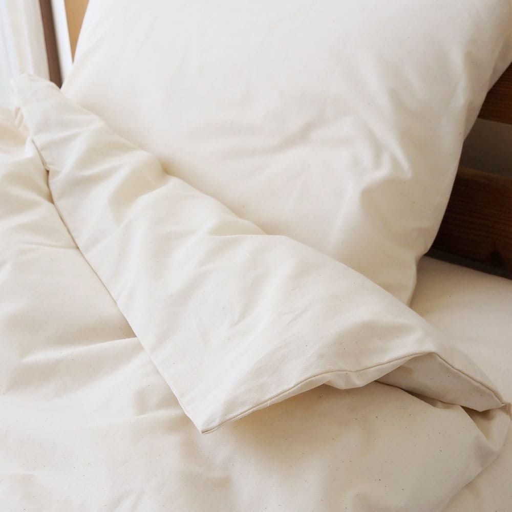 平織り　ピローケース　メイドインアース　オーガニックコットン