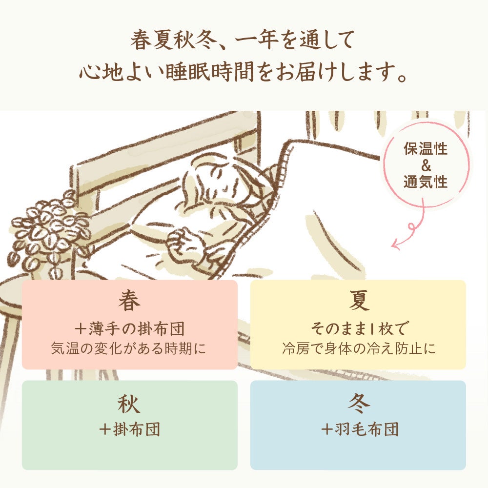 綿毛布　オーガニックコットン　メイドインアース