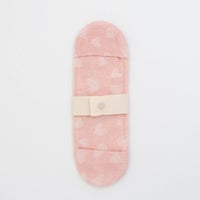 ハートのスリム布ナプキン【ピンク】【茜染】