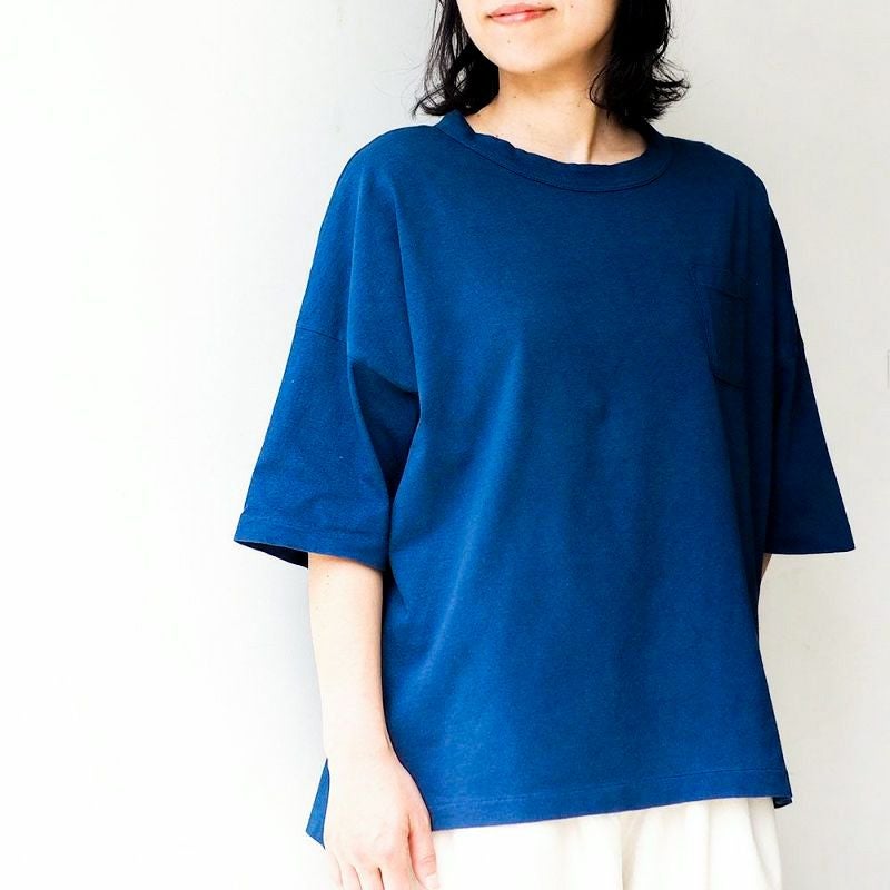 天然藍 メイドインアースのTシャツ【度詰天竺】 | オーガニック