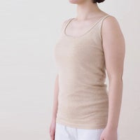 ノースリーブ インナー オーガニックコットン メイドインアース
