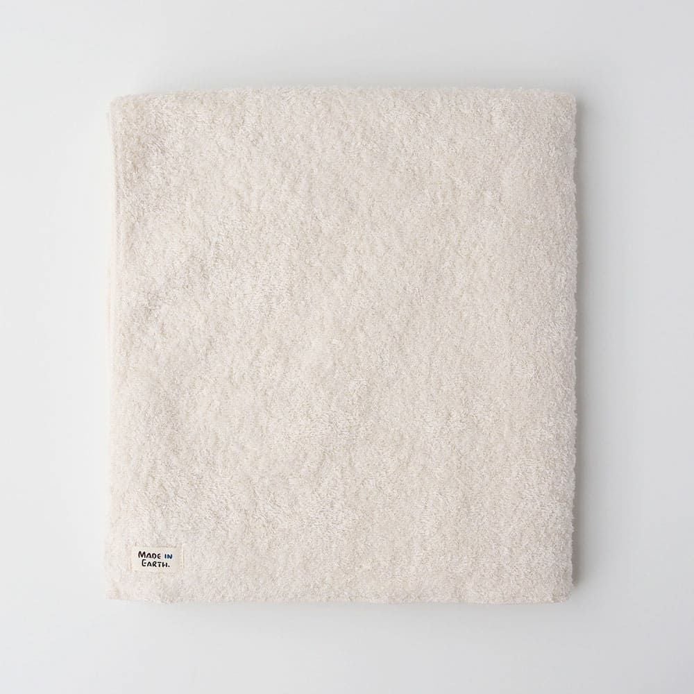 バスタオル　オーガニックコットン　メイドインアース